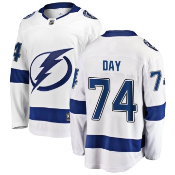 Breakaway Fanatics Branded Men's Sean Day Tampa Bay Lightning Away Jersey - White