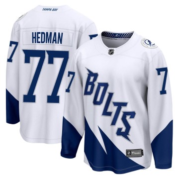 Breakaway Fanatics Branded Men's Victor Hedman Tampa Bay Lightning 2022 Stadium Series Jersey - White