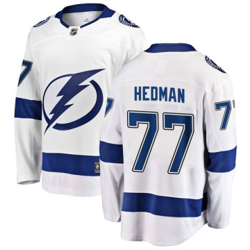 Breakaway Fanatics Branded Men's Victor Hedman Tampa Bay Lightning Away Jersey - White