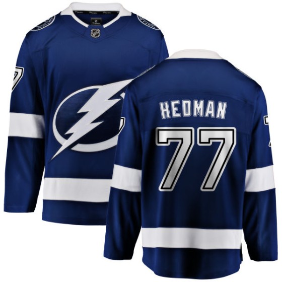 Breakaway Fanatics Branded Men's Victor Hedman Tampa Bay Lightning Home Jersey - Blue