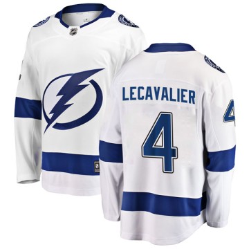 Breakaway Fanatics Branded Men's Vincent Lecavalier Tampa Bay Lightning Away Jersey - White