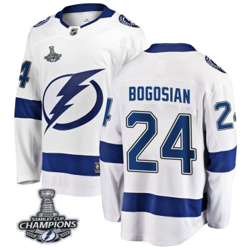 Breakaway Fanatics Branded Men's Zach Bogosian Tampa Bay Lightning Away 2020 Stanley Cup Champions Jersey - White