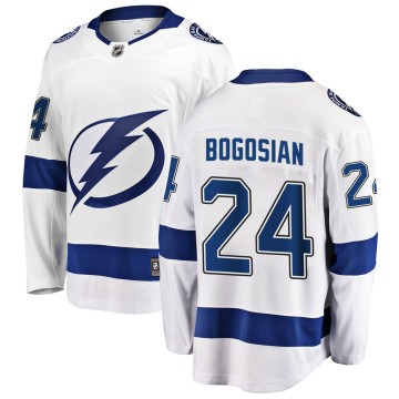 Breakaway Fanatics Branded Men's Zach Bogosian Tampa Bay Lightning Away Jersey - White