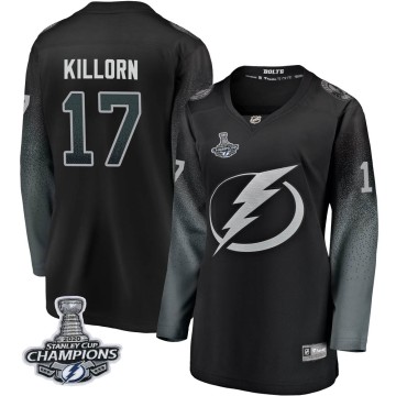 Breakaway Fanatics Branded Women's Alex Killorn Tampa Bay Lightning Alternate 2020 Stanley Cup Champions Jersey - Black