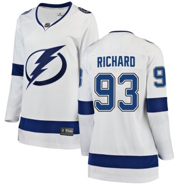 Breakaway Fanatics Branded Women's Anthony Richard Tampa Bay Lightning Away Jersey - White