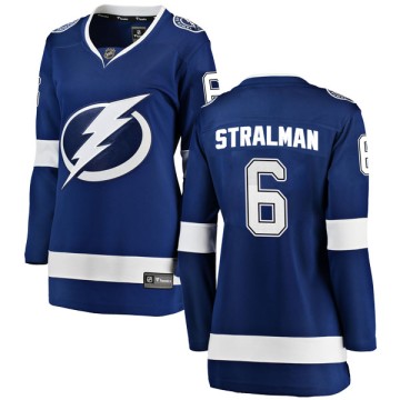 Breakaway Fanatics Branded Women's Anton Stralman Tampa Bay Lightning Home Jersey - Blue