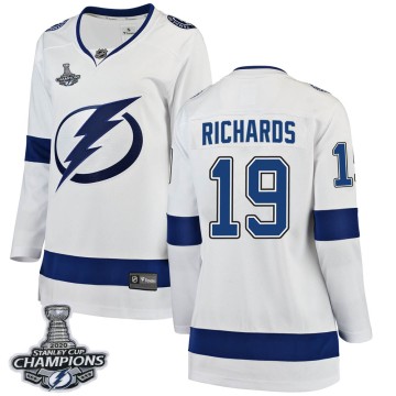Breakaway Fanatics Branded Women's Brad Richards Tampa Bay Lightning Away 2020 Stanley Cup Champions Jersey - White