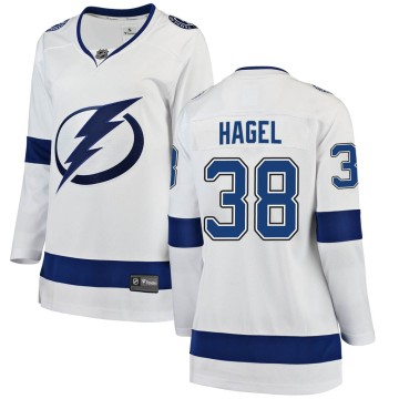 Breakaway Fanatics Branded Women's Brandon Hagel Tampa Bay Lightning Away Jersey - White