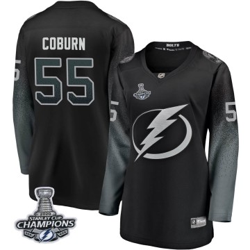 Breakaway Fanatics Branded Women's Braydon Coburn Tampa Bay Lightning Alternate 2020 Stanley Cup Champions Jersey - Black