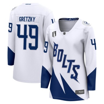 Breakaway Fanatics Branded Women's Brent Gretzky Tampa Bay Lightning 2022 Stadium Series 2022 Stanley Cup Final Jersey - White