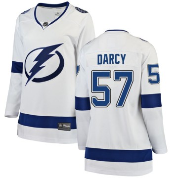 Breakaway Fanatics Branded Women's Cam Darcy Tampa Bay Lightning Away Jersey - White