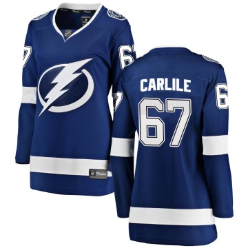 Breakaway Fanatics Branded Women's Declan Carlile Tampa Bay Lightning Home Jersey - Blue