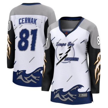 Breakaway Fanatics Branded Women's Erik Cernak Tampa Bay Lightning Special Edition 2.0 Jersey - White