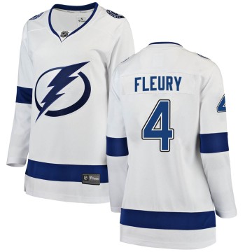 Breakaway Fanatics Branded Women's Haydn Fleury Tampa Bay Lightning Away Jersey - White