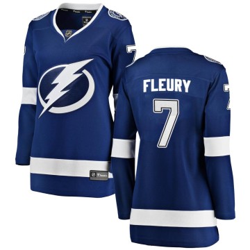 Breakaway Fanatics Branded Women's Haydn Fleury Tampa Bay Lightning Home Jersey - Blue