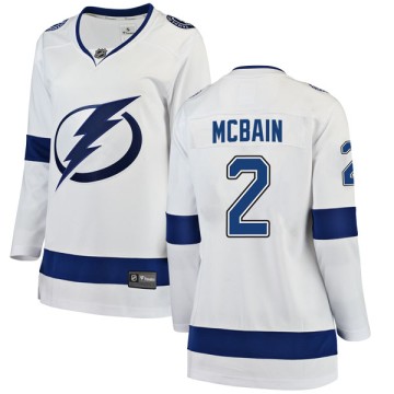 Breakaway Fanatics Branded Women's Jamie McBain Tampa Bay Lightning Away Jersey - White