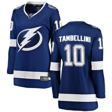 Breakaway Fanatics Branded Women's Jeff Tambellini Tampa Bay Lightning Home Jersey - Blue