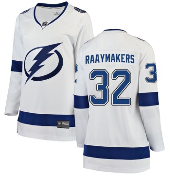 Breakaway Fanatics Branded Women's Joseph Raaymakers Tampa Bay Lightning Away Jersey - White