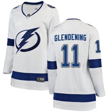 Breakaway Fanatics Branded Women's Luke Glendening Tampa Bay Lightning Away Jersey - White