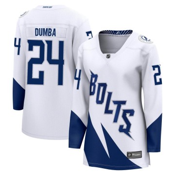 Breakaway Fanatics Branded Women's Matt Dumba Tampa Bay Lightning 2022 Stadium Series Jersey - White