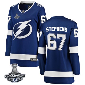 Breakaway Fanatics Branded Women's Mitchell Stephens Tampa Bay Lightning Home 2020 Stanley Cup Champions Jersey - Blue