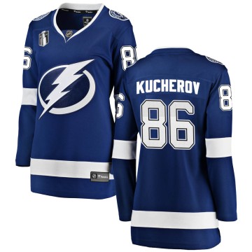Breakaway Fanatics Branded Women's Nikita Kucherov Tampa Bay Lightning Home 2022 Stanley Cup Final Jersey - Blue