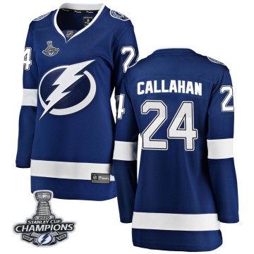 Breakaway Fanatics Branded Women's Ryan Callahan Tampa Bay Lightning Home 2020 Stanley Cup Champions Jersey - Blue