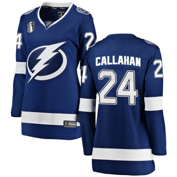 Breakaway Fanatics Branded Women's Ryan Callahan Tampa Bay Lightning Home 2022 Stanley Cup Final Jersey - Blue