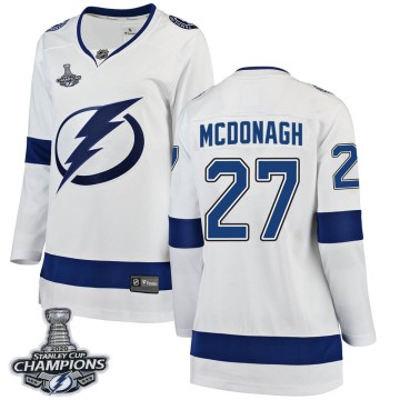 Breakaway Fanatics Branded Women's Ryan McDonagh Tampa Bay Lightning Away 2020 Stanley Cup Champions Jersey - White