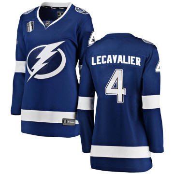 Breakaway Fanatics Branded Women's Vincent Lecavalier Tampa Bay Lightning Home 2022 Stanley Cup Final Jersey - Blue