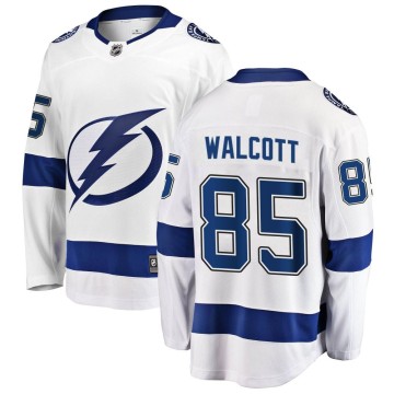 Breakaway Fanatics Branded Youth Daniel Walcott Tampa Bay Lightning Away Jersey - White