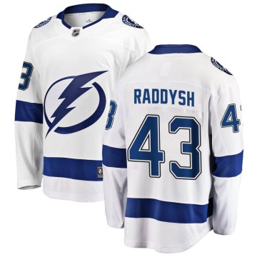 Breakaway Fanatics Branded Youth Darren Raddysh Tampa Bay Lightning Away Jersey - White