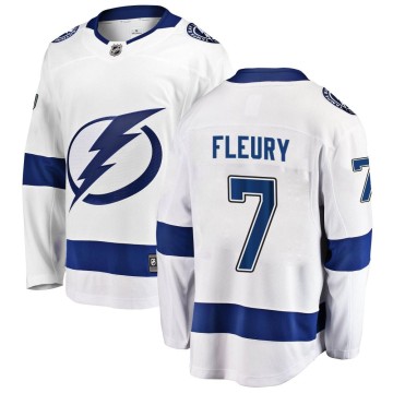 Breakaway Fanatics Branded Youth Haydn Fleury Tampa Bay Lightning Away Jersey - White