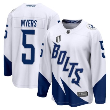 Breakaway Fanatics Branded Youth Philippe Myers Tampa Bay Lightning 2022 Stadium Series 2022 Stanley Cup Final Jersey - White
