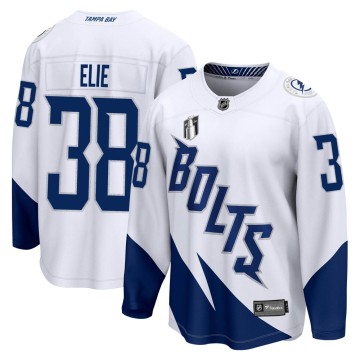 Breakaway Fanatics Branded Youth Remi Elie Tampa Bay Lightning 2022 Stadium Series 2022 Stanley Cup Final Jersey - White
