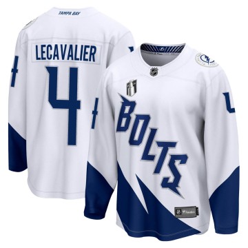 Breakaway Fanatics Branded Youth Vincent Lecavalier Tampa Bay Lightning 2022 Stadium Series 2022 Stanley Cup Final Jersey - Whit